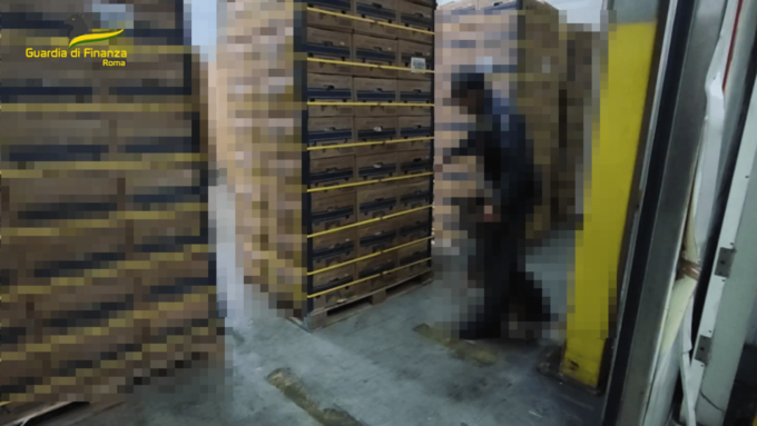 CIVITAVECCHIA: COCAINA, 72 CHILI NASCOSTI TRA LE BANANE