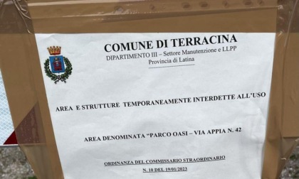 TERRACINA: CHIUDE IL PARCO OASI, LE REAZIONI