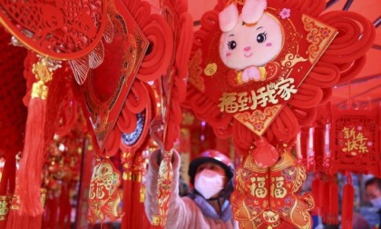 CINA: NUOVO ANNO DEL CONIGLIO ACCOLTO CON ELEMENTI CULTURALI