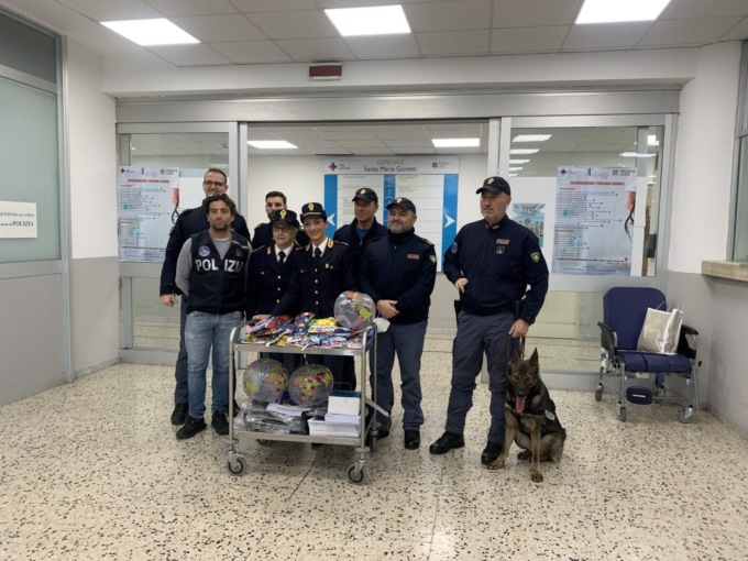 LATINA: EPIFANIA, LA POLIZIA ALL’OSPEDALE GORETTI