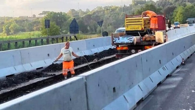 ROMA: PARTITI I LAVORI SU CASSIA BIS E PONTINA