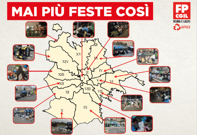 ROMA: RIFIUTI, APPELLO DEI LAVORATORI AMA AL SINDACO