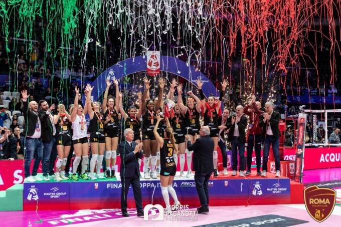 PALLAVOLO: ROMA VOLLEY VINCE LA COPPA ITALIA DI A2