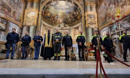 ROMA: SANT’ANTONIO, CELEBRAZIONI PER I CANI DEI VIGILI DEL FUOCO E DELLA POLIZIA
