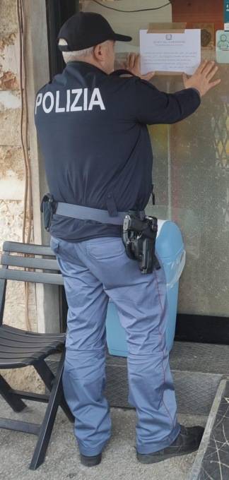 FROSINONE: SICUREZZA, IL QUESTORE HA CHIUSO UN BAR