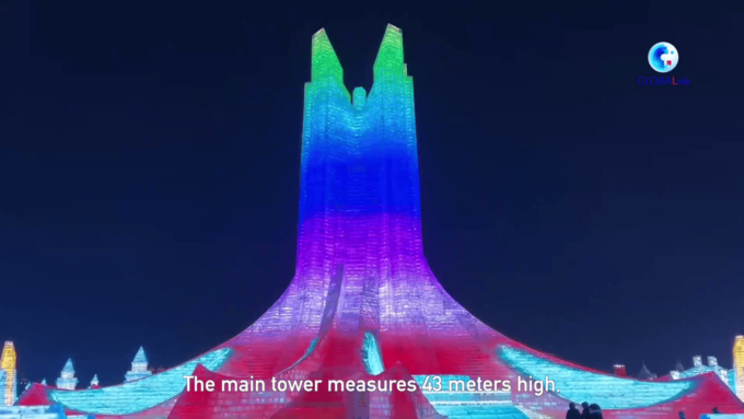 Cina: ghiaccio e neve favoriscono il turismo invernale nella Cina nord-orientale