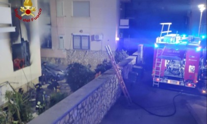 FORMIA: INCENDIO IN UNA PALAZZINA ATER