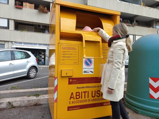 ROMA: AMA, NEL 2022 RACCOLTE OLTRE 6.600 TONNELLATE DI ABITI USATI