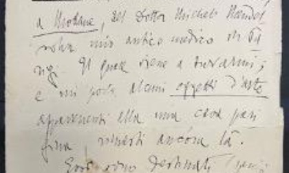 ROMA: RESTITUITA LETTERA DI D’ANNUNZIO