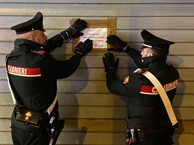 LADISPOLI: COVO DI RITROVO DI PREGIUDICATI, CHIUSI DUE LOCALI