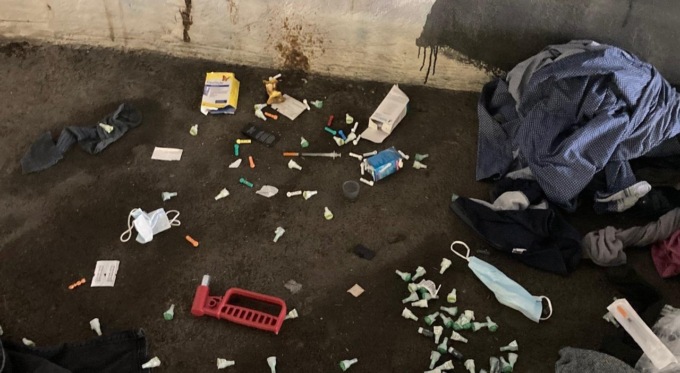 FROSINONE: DEGRADO NEL SOTTOPASSO, LA DENUNCIA