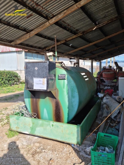 TERRACINA: SEQUESTRATI 3MILA LITRI DI GASOLIO AGRICOLO E UN QUINTALE DI GPL DETENUTI ILLEGALMENTE