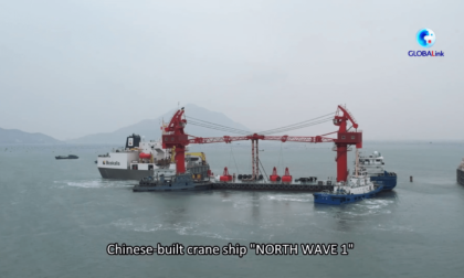 Nave gru cinese in Sierra Leone per sostenere costruzione porto