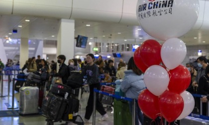 Cina: più voli passeggeri internazionali in estate-autunno