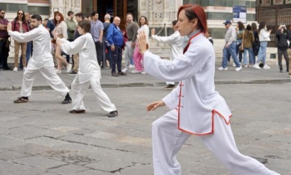 Esibizione di Tai Chi a Firenze
