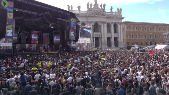 ROMA: DOMANI IL CONCERTONE PER IL PRIMO MAGGIO