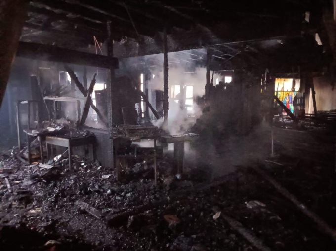 FORMIA: INCENDIO DEVASTA LA CHIESA DI DON BOSCO