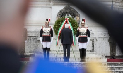 ROMA: 25 APRILE, IL PRESIDENTE MATTARELLA ALL’ALTARE DELLA PATRIA