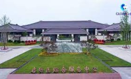 Cina: città futuristica microcosmo di sviluppo urbano di alta qualità