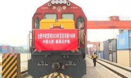 Nuovo treno merci Cina-Europa collega Langfang a Tashkent