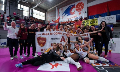PALLAVOLO: ROMA FESTEGGIA L'A1 FEMMINILE, SABAUDIA TORNA IN SERIE B