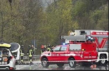 RIETI: INCIDENTE SULLA SALARIA, DUE MORTI E DUE FERITI GRAVI