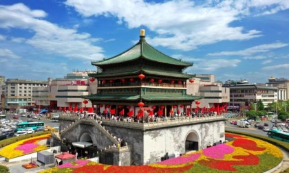 Cina: antiche mura e torri come punti di riferimento storici a Xi'an (2)