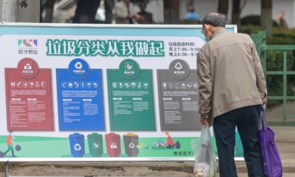 Cina: eseguirà raccolta differenziata in tutte le città entro il 2025