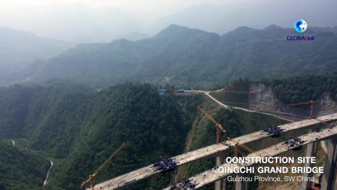 CINA: COSTRUZIONE GRANDE PONTE DI QINGCHI PROCEDE SENZA INTOPPI
