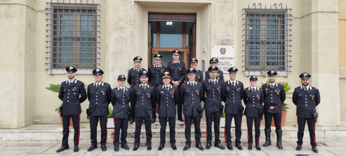 LATINA: COMANDO PROVINCIALE DEI CARABINIERI, IN SERVIZIO 11 NUOVI MILITARI