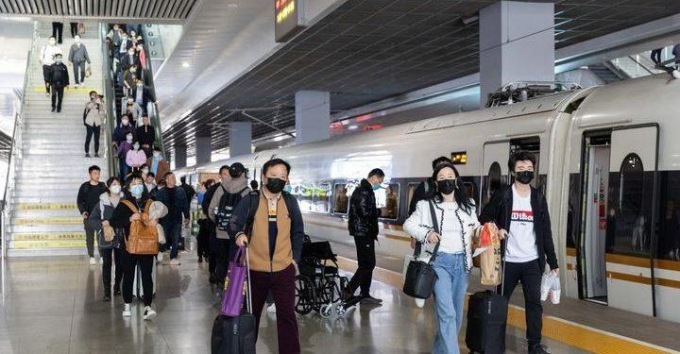 Cina: aumento viaggi passeggeri su reti ferroviarie urbane ad aprile