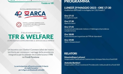 FONDI: INCONTRO SULLA PREVIDENZA INTEGRATIVA