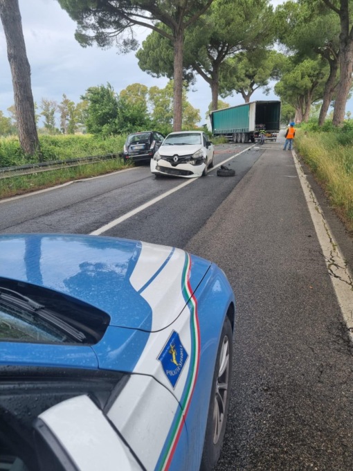 PONTINIA: SCONTRO SULL’APPIA, UN FERITO GRAVE
