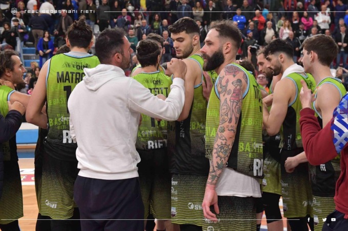 BASKET: PLAY OFF, LA REAL SEBASTIANI RIETI VINCE ANCORA