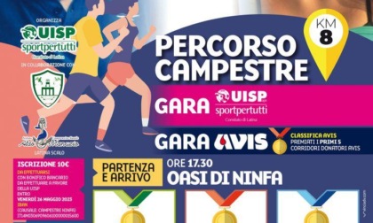 PODISMO: DOMANI LA CAMPESTRE OASI DI NINFA