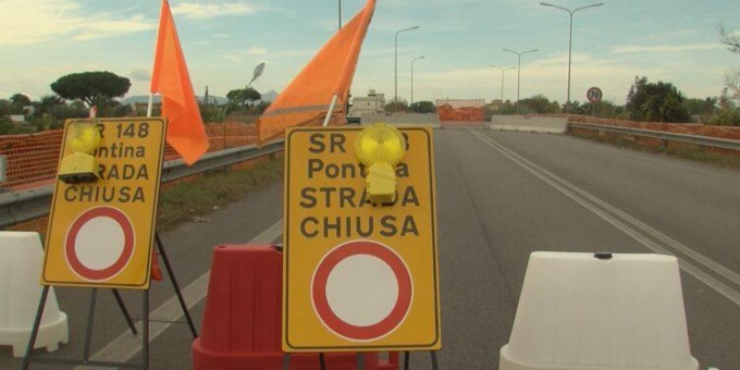 TERRACINA: RIAPRE IL PONTE BADINO