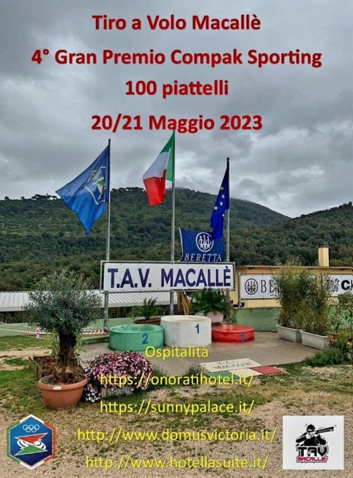 TIRO A VOLO: SPETTACOLO A MACALLE’