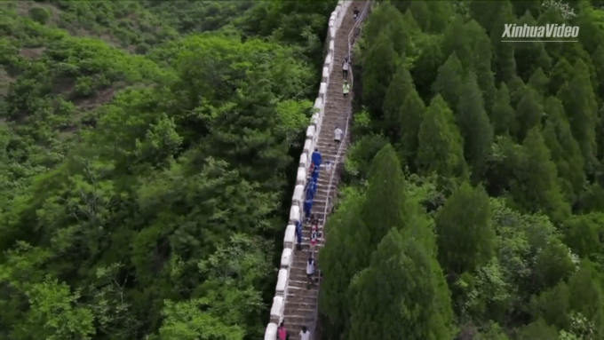 Cina: Grande Muraglia a Tianjin ospita maratona