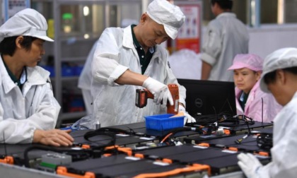 Cina: capacità installata batterie di alimentazione aumenta a maggio