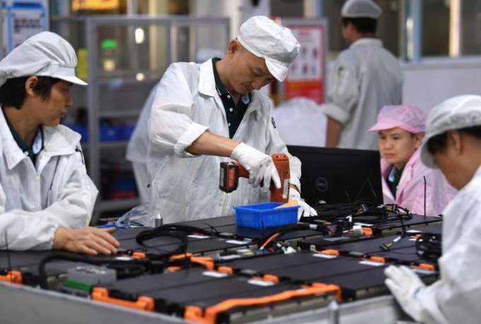 Cina: capacità installata batterie di alimentazione aumenta a maggio