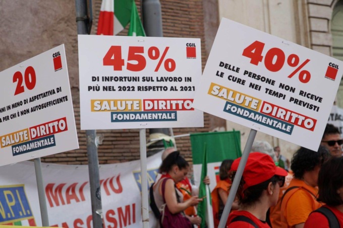 ROMA: SANITA’, CGIL E RETE DI ASSOCIAZIONI SCENDONO IN PIAZZA