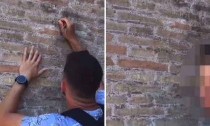 ROMA: INCISE NOME SUL COLOSSEO, IDENTIFICATO