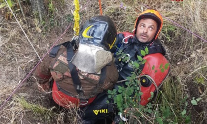 ROMA: CADE IN UN POZZO, SALVATO DAI VIGILI DEL FUOCO