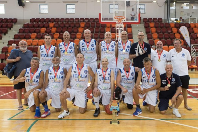 BASKET OVER 50: IL TERRACINESE PINO ROMANO CAMPIONE D’EUROPA