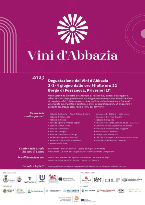 PRIVERNO: “VINI D’ABBAZIA”, TRA STORIA, CULTURA E TRADIZIONE