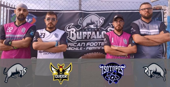 FLAG FOOTBALL: BUFFALOS LATINA CONFERMA LO STAFF TECNICO
