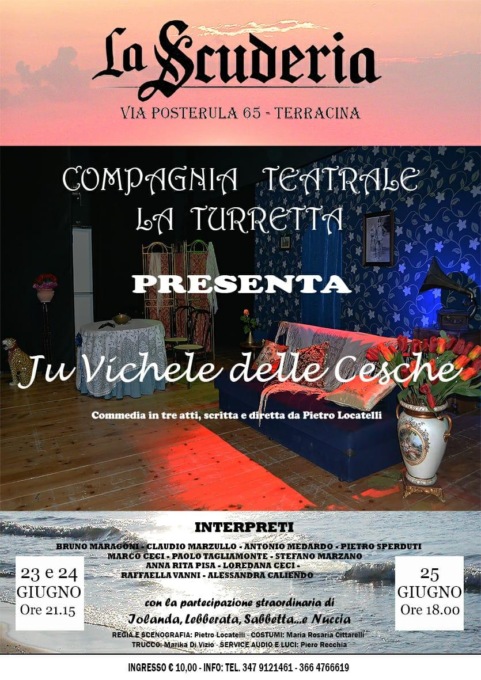TERRACINA: LA COMPAGNIA TEATRALE LA TURRETTA TORNA IN SCENA
