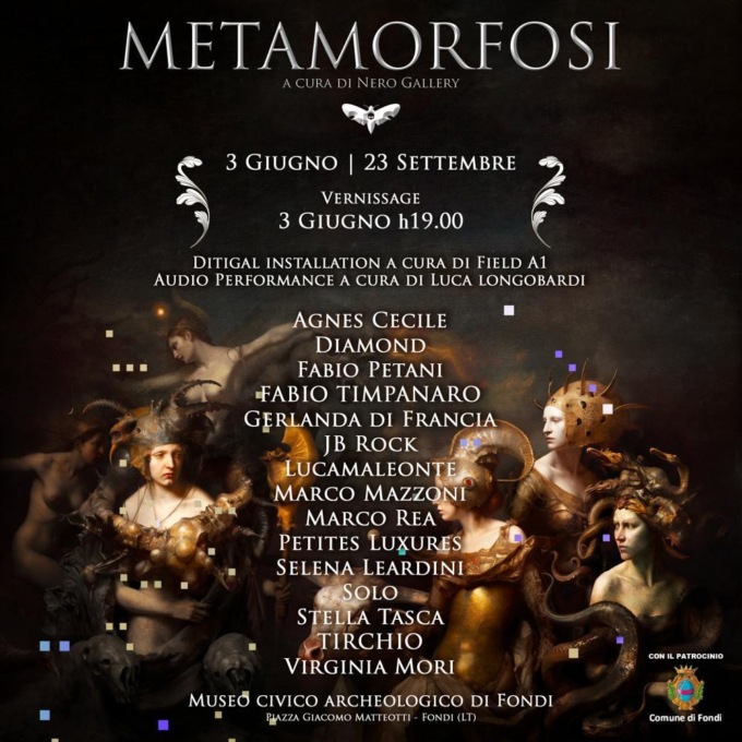 FONDI: “METAMORFOSI”, MOSTRA COLLETTIVA AL CASTELLO CAETANI