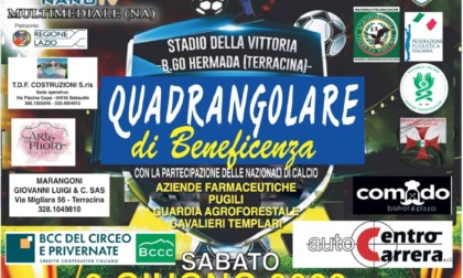 TERRACINA: QUADRANGOLARE DI BENEFICENZA DELLA VARSOCCER