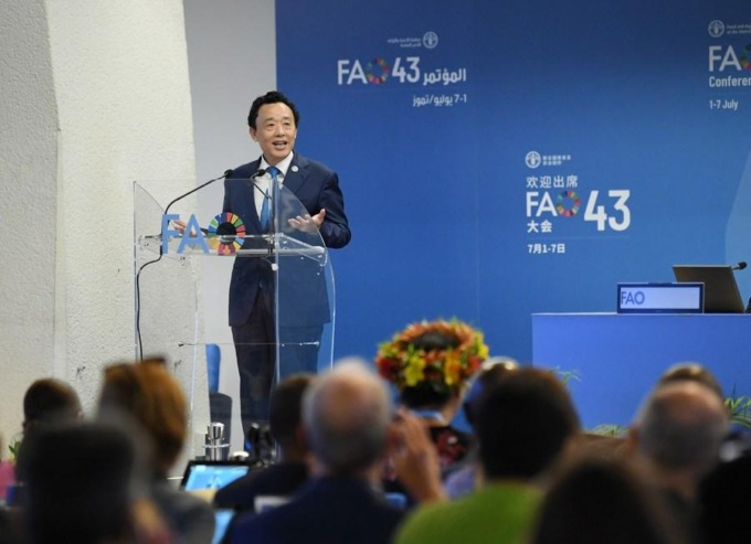 FAO: delegati mondiali lodano contributo Cina a sicurezza alimentare globale